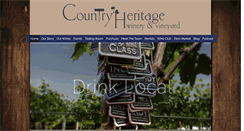 Desktop Screenshot of countryheritagewinery.com